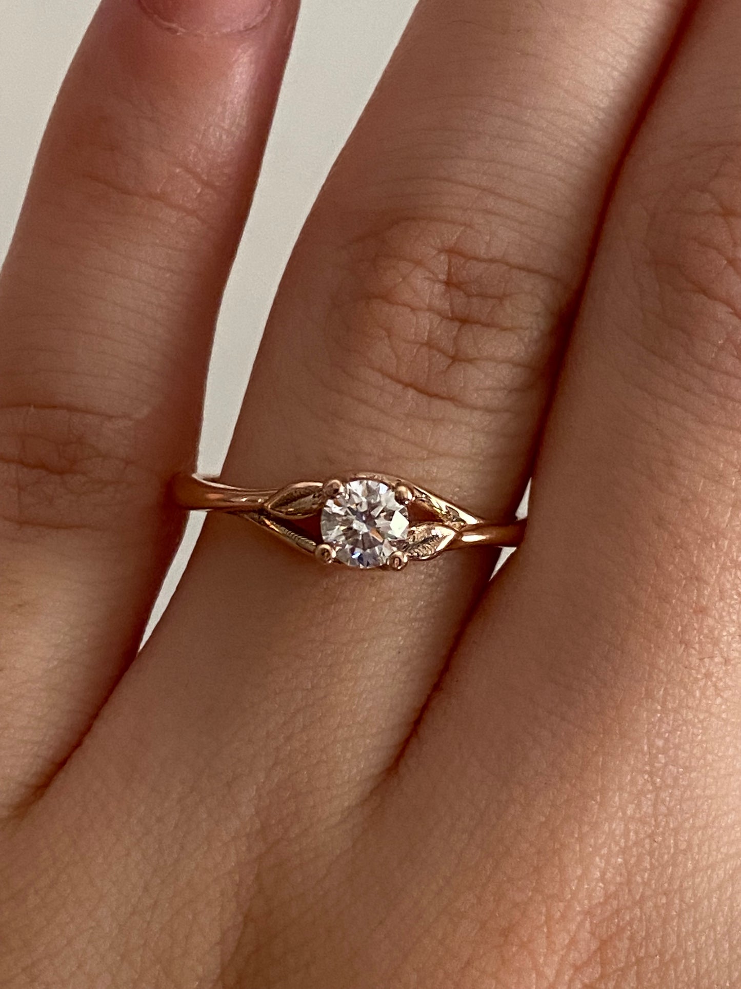 Sage engagement ring