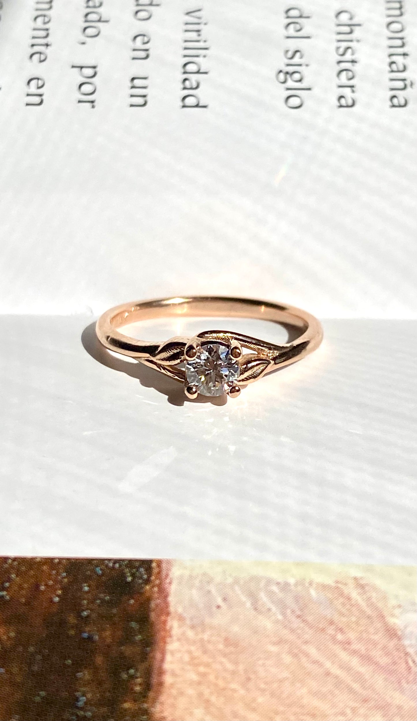Sage engagement ring