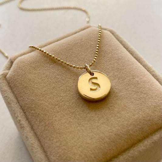 Timeless 14K Gold Initial Charm