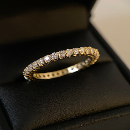 2 mm diamond eternity band