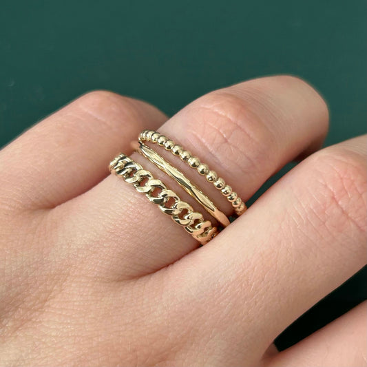 In my orbit stackable rings set