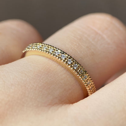 Vintage diamond wedding band